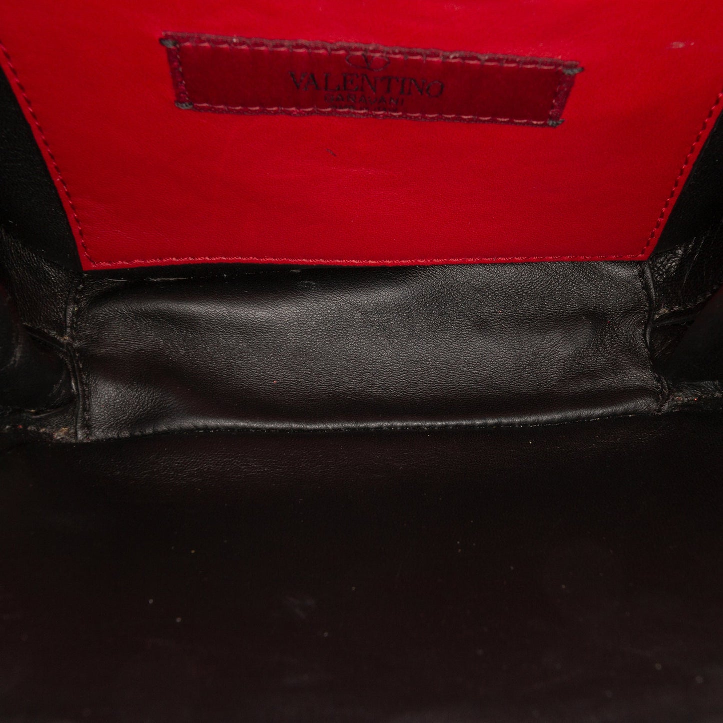 Metallic Wrinkled Lambskin Rockstud Spike Double Zip Camera Bag