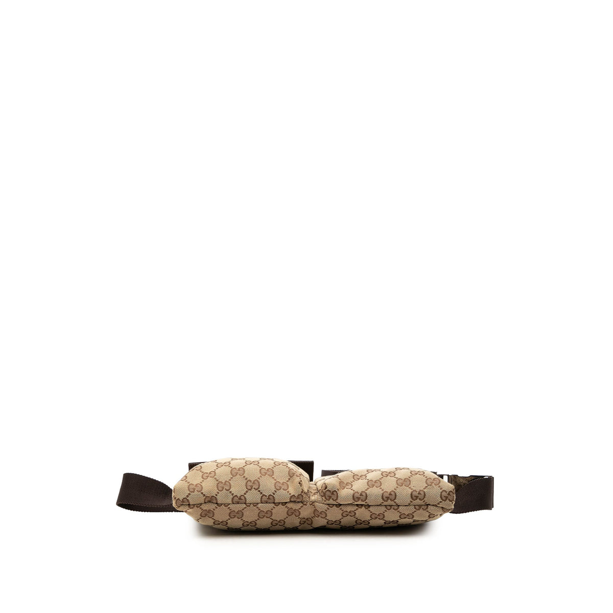 Gucci GG Canvas Double Pocket Belt Bag