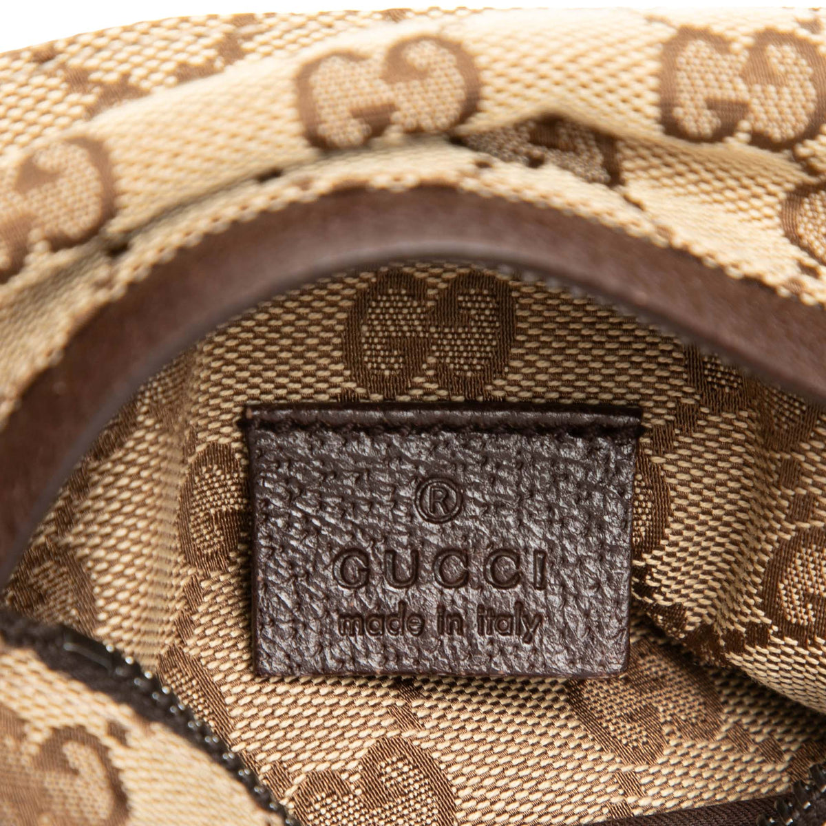 Gucci GG Canvas Double Pocket Belt Bag