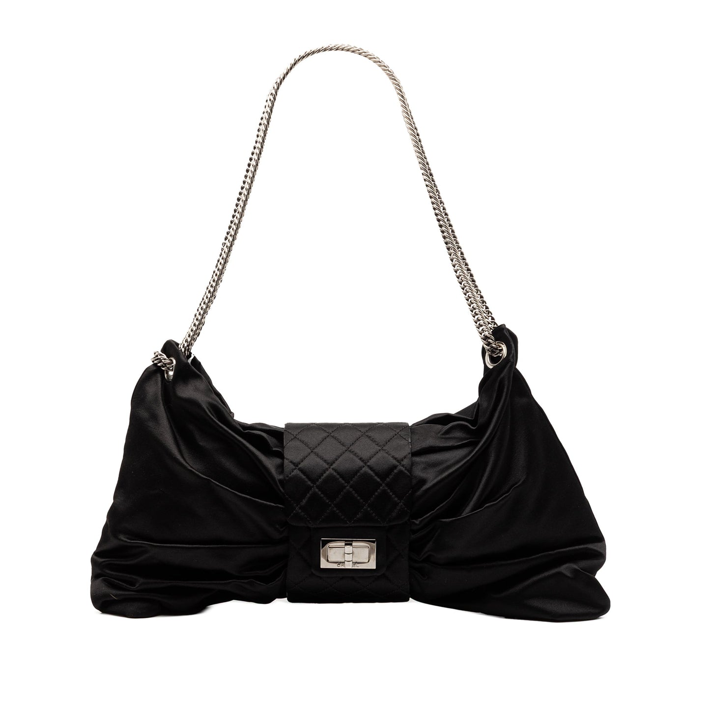 Chanel Medium Satin Bow Mademoiselle Shoulder Bag