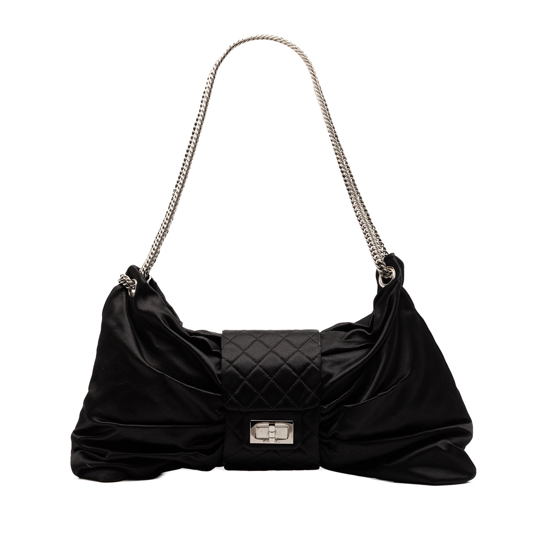 Chanel Medium Satin Bow Mademoiselle Shoulder Bag
