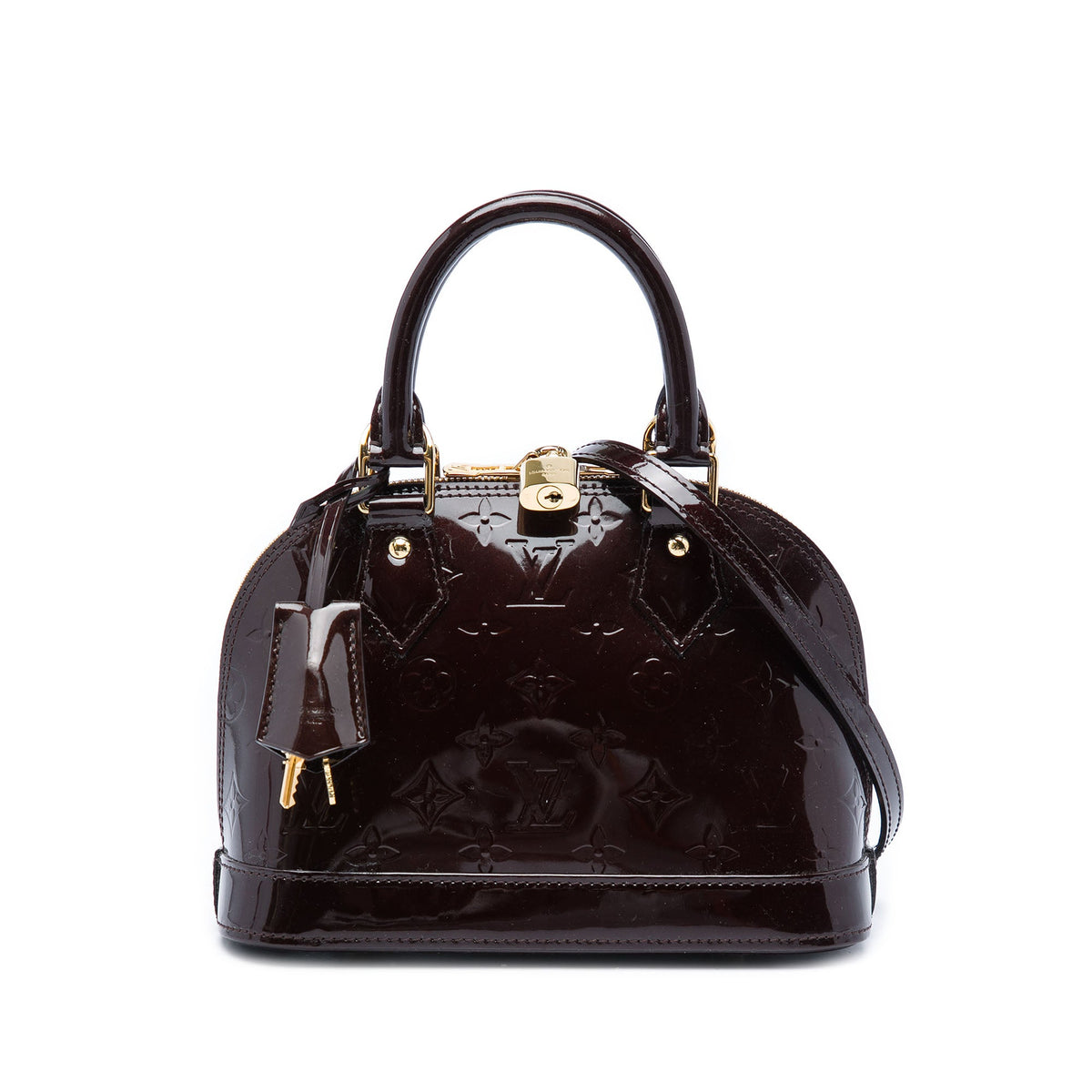 Louis Vuitton Monogram Vernis Alma BB — Purple