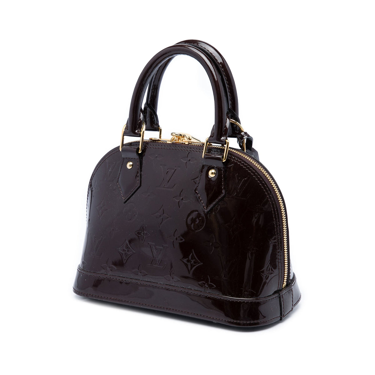 Louis Vuitton Monogram Vernis Alma BB — Purple