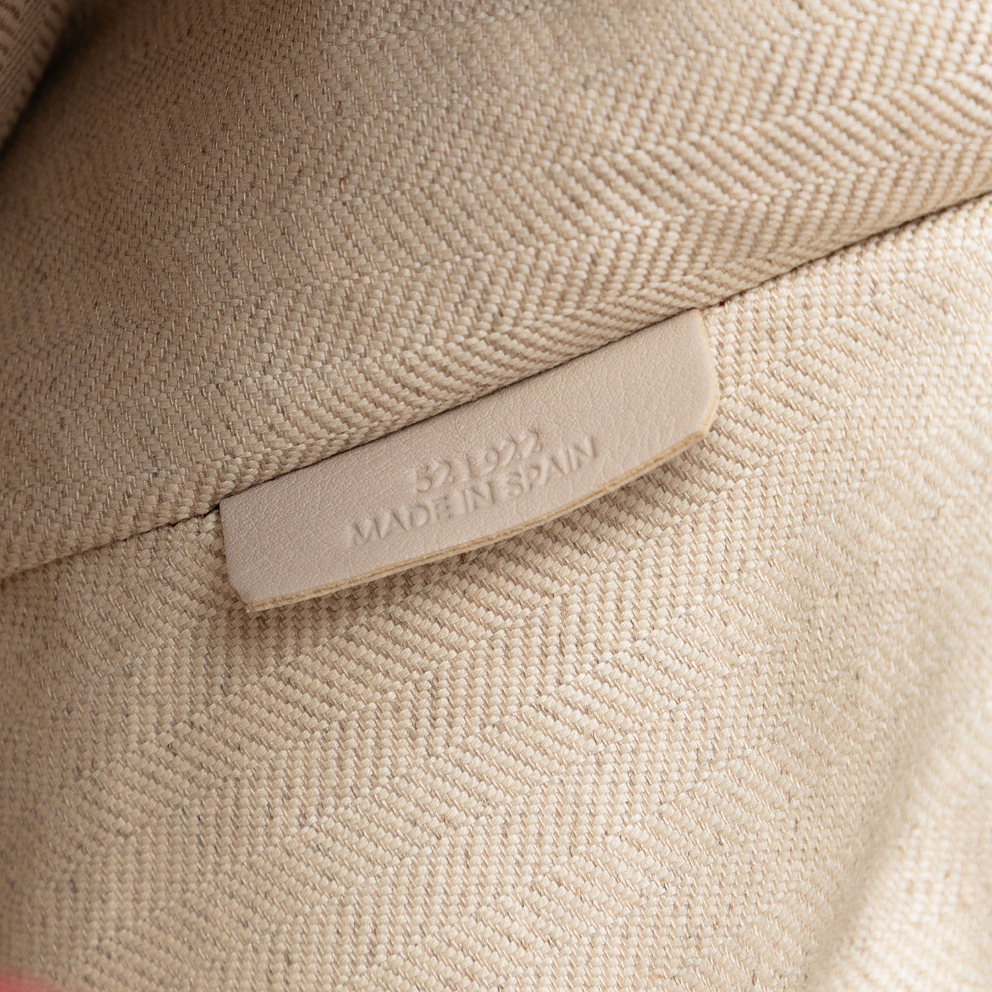 LOEWE Embossed Calfskin Anagram Repeat T Pouch