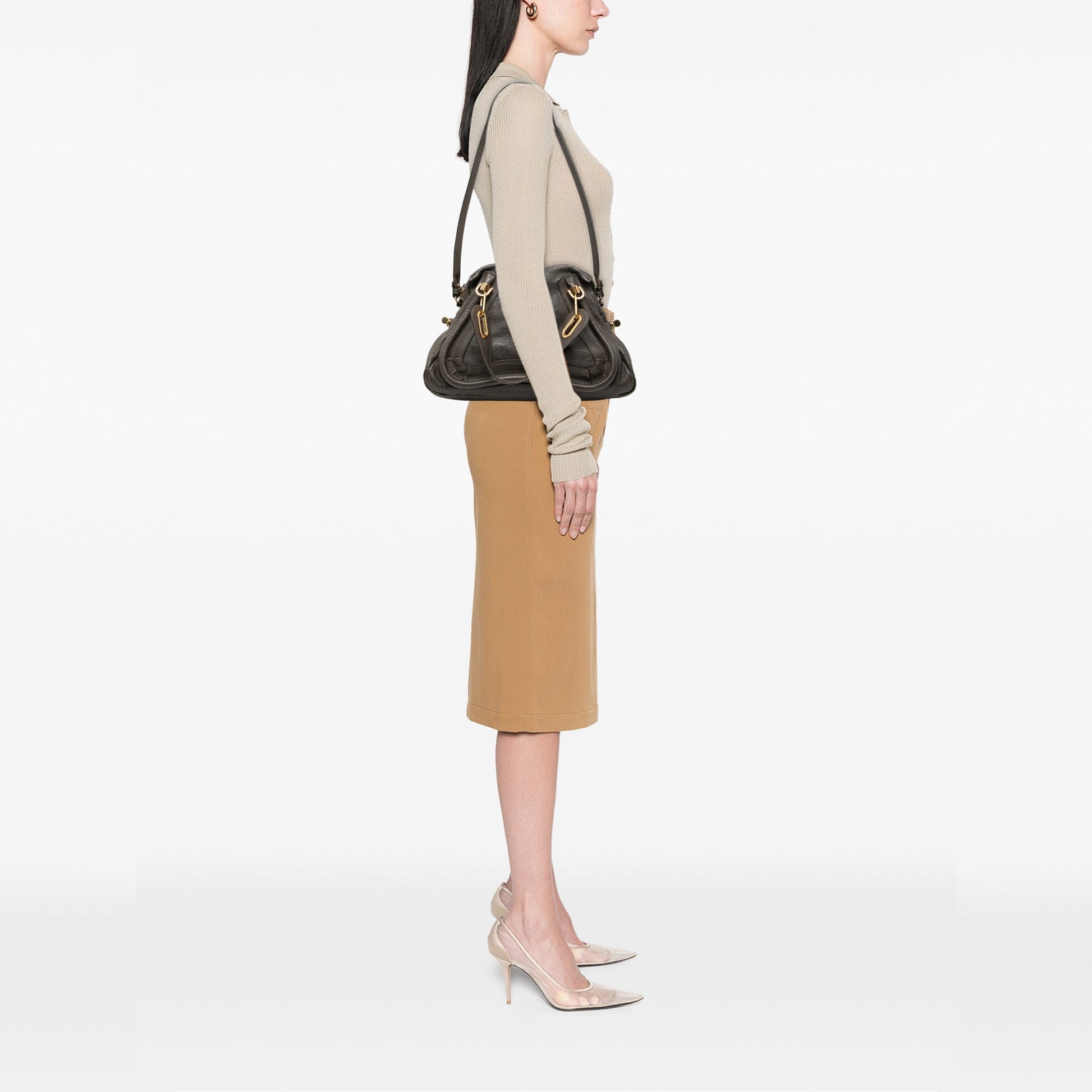 Chloé Medium Leather Paraty Satchel