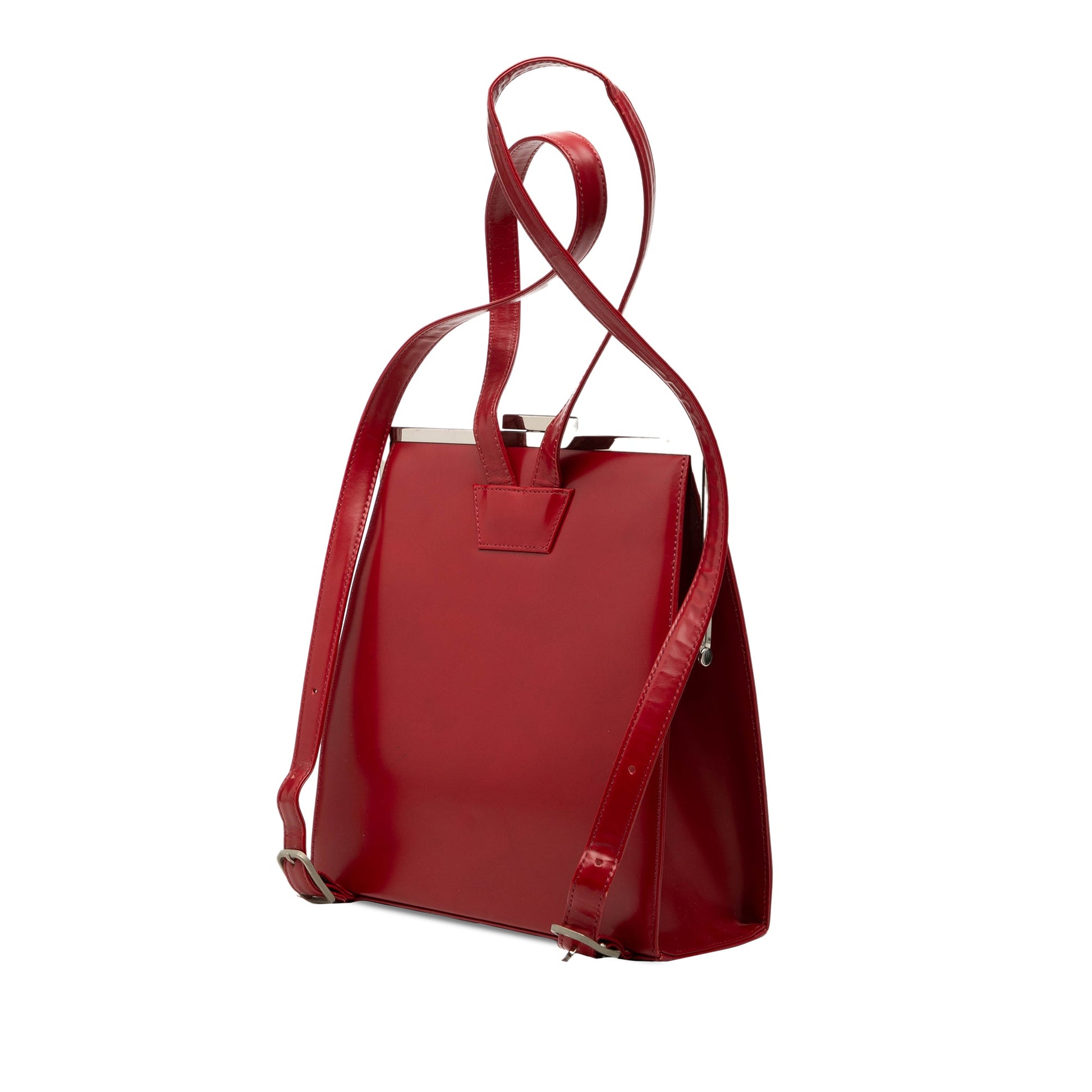 Saint Laurent Leather Frame Backpack