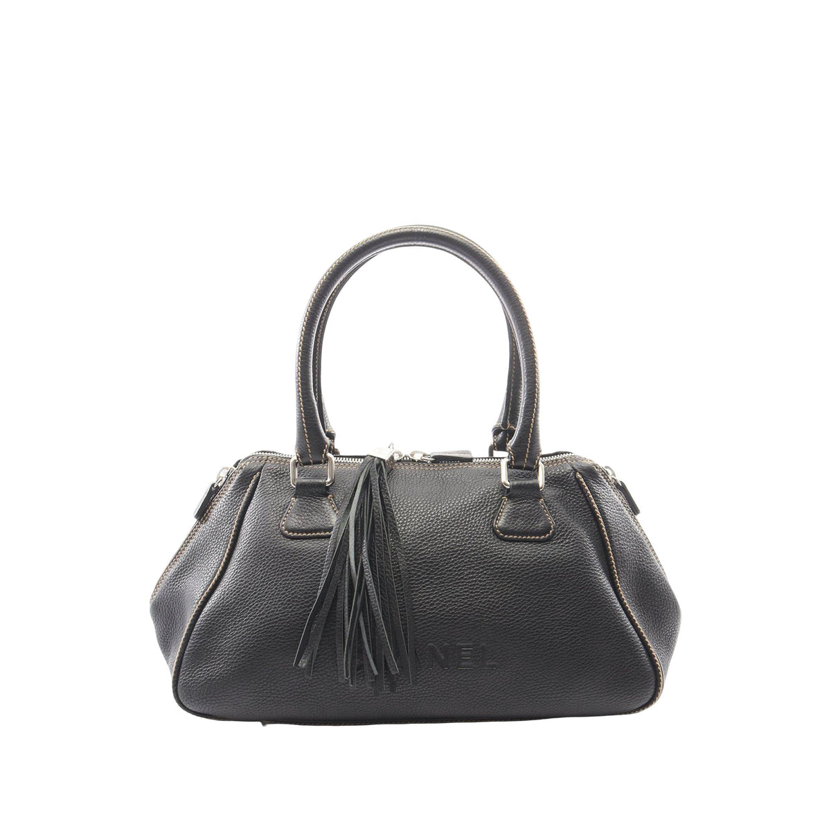 Chanel Grained Calfskin Handbag