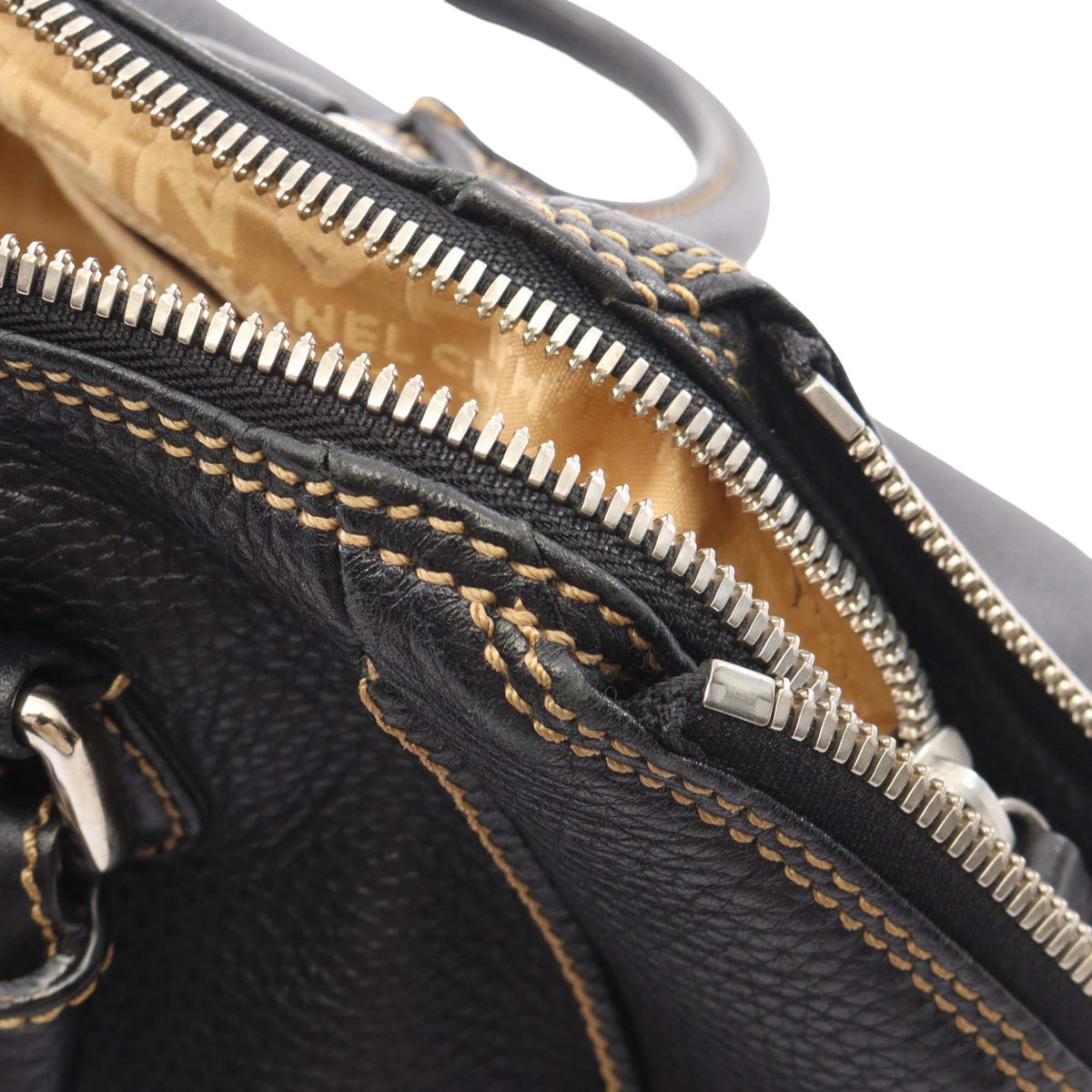 Chanel Grained Calfskin Handbag