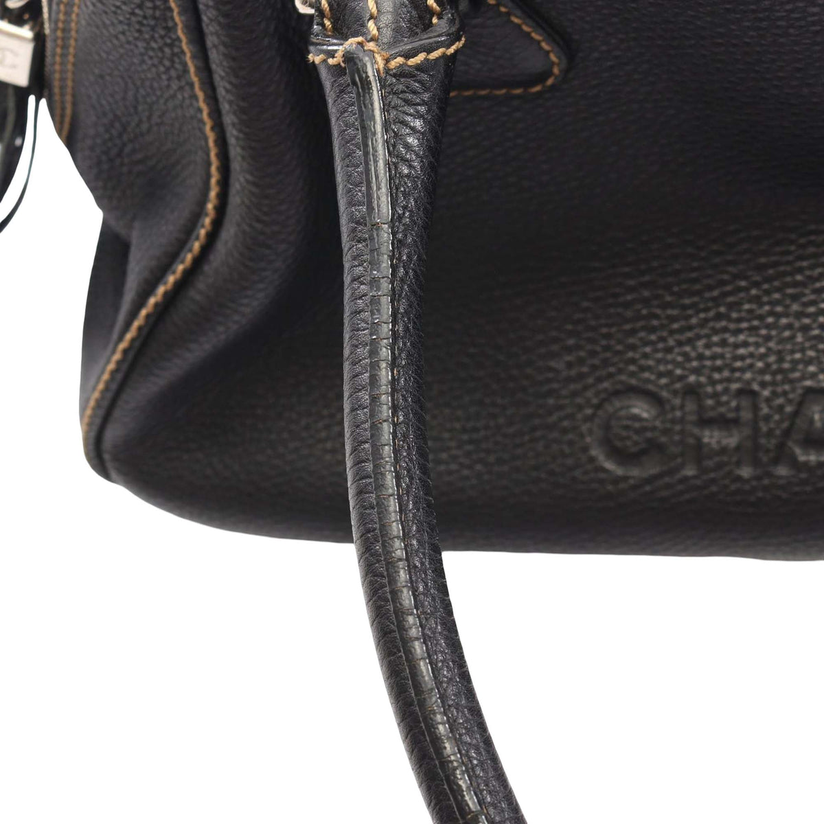 Chanel Grained Calfskin Handbag