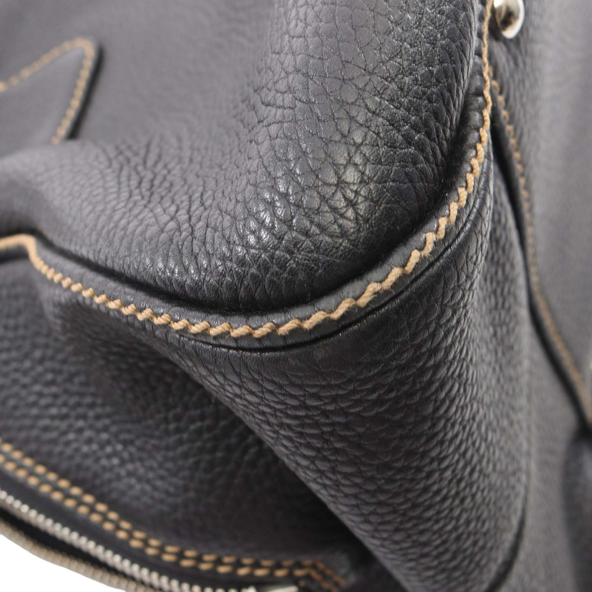 Chanel Grained Calfskin Handbag