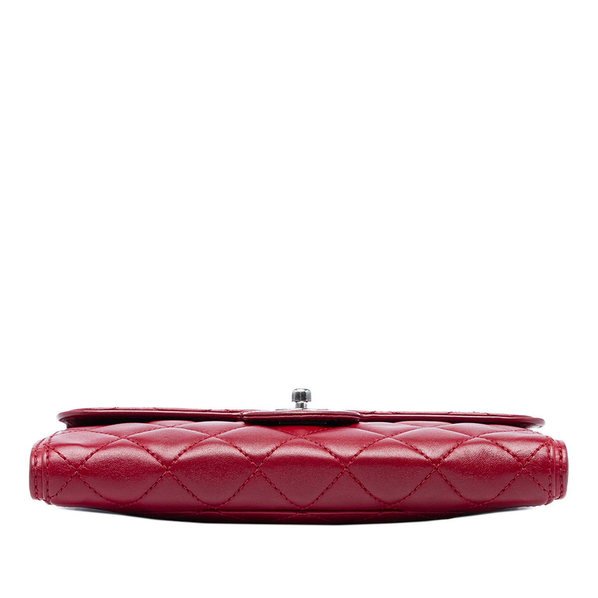 Chanel Small Quilted Lambskin Citizen Zip Flap — Red