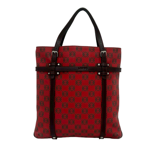LOEWE Anagram Coated Canvas Tote