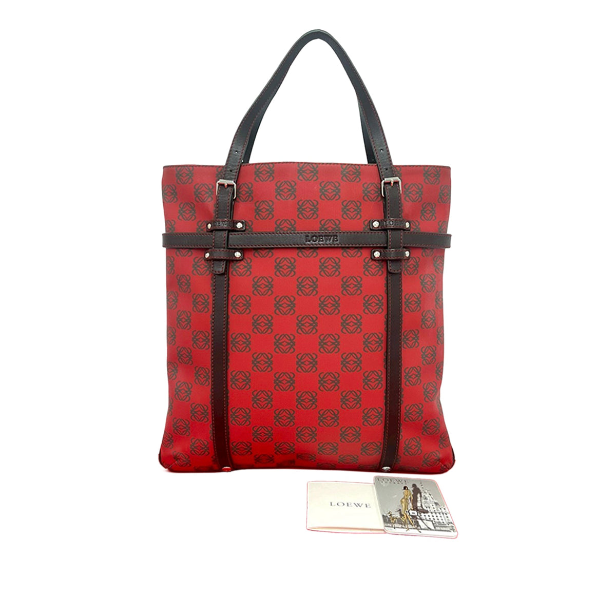 LOEWE Anagram Coated Canvas Tote