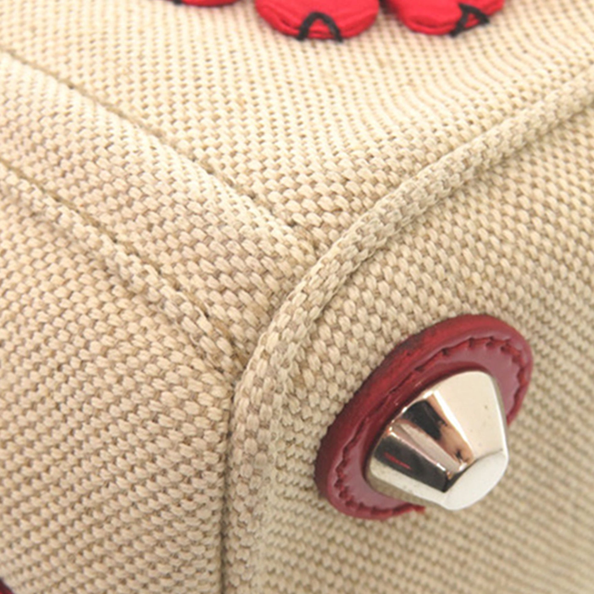Canvas Mistolino Floral Basket Satchel