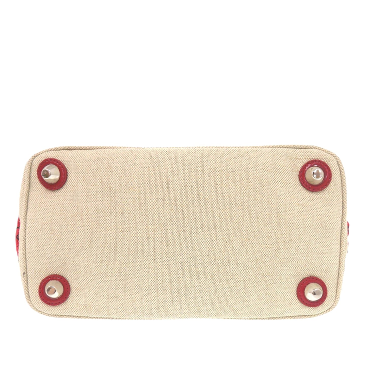 Canvas Mistolino Floral Basket Satchel