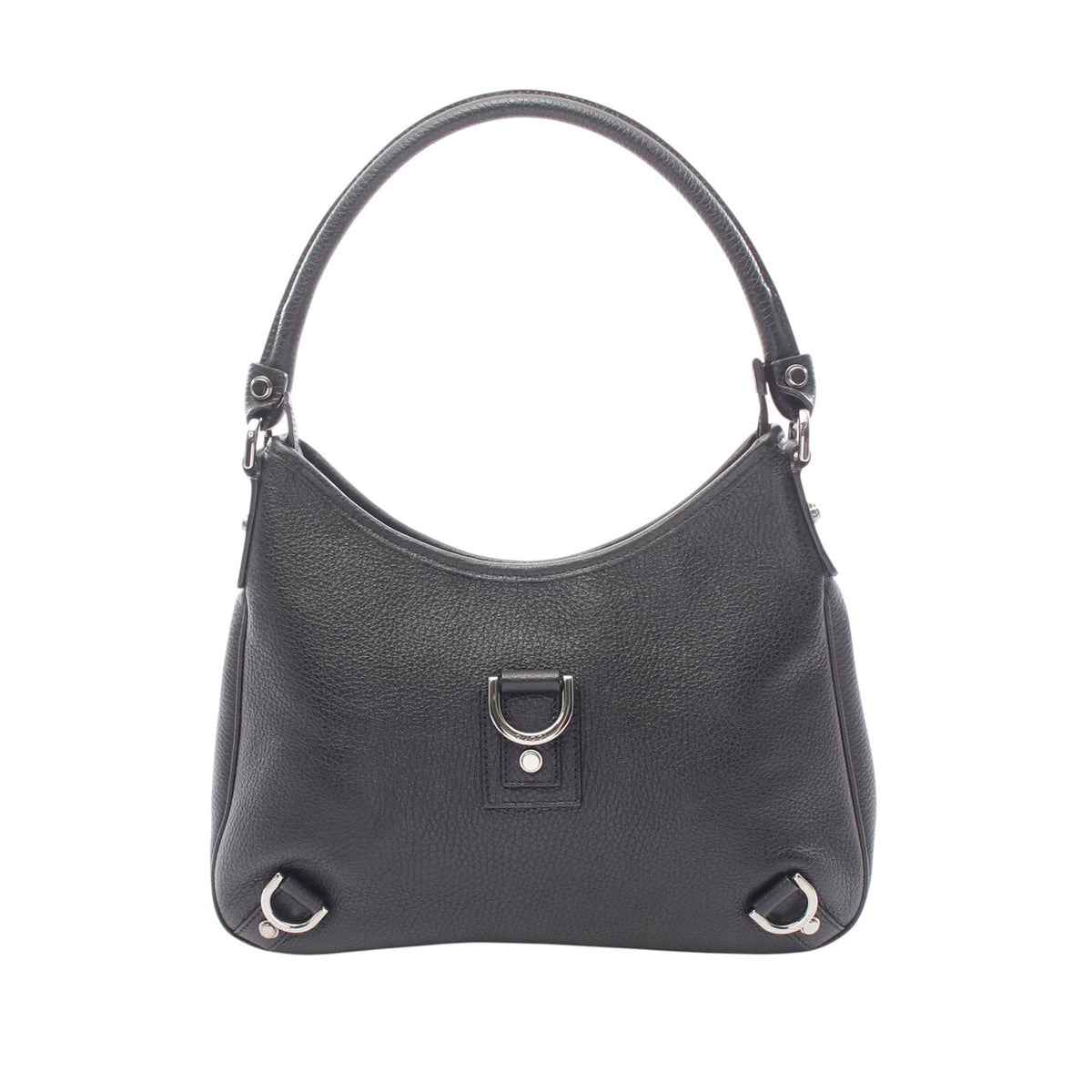 Gucci Abbey Leather Shoulder Bag — Black