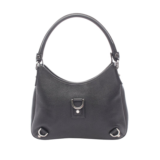 Gucci Abbey Leather Shoulder Bag — Black