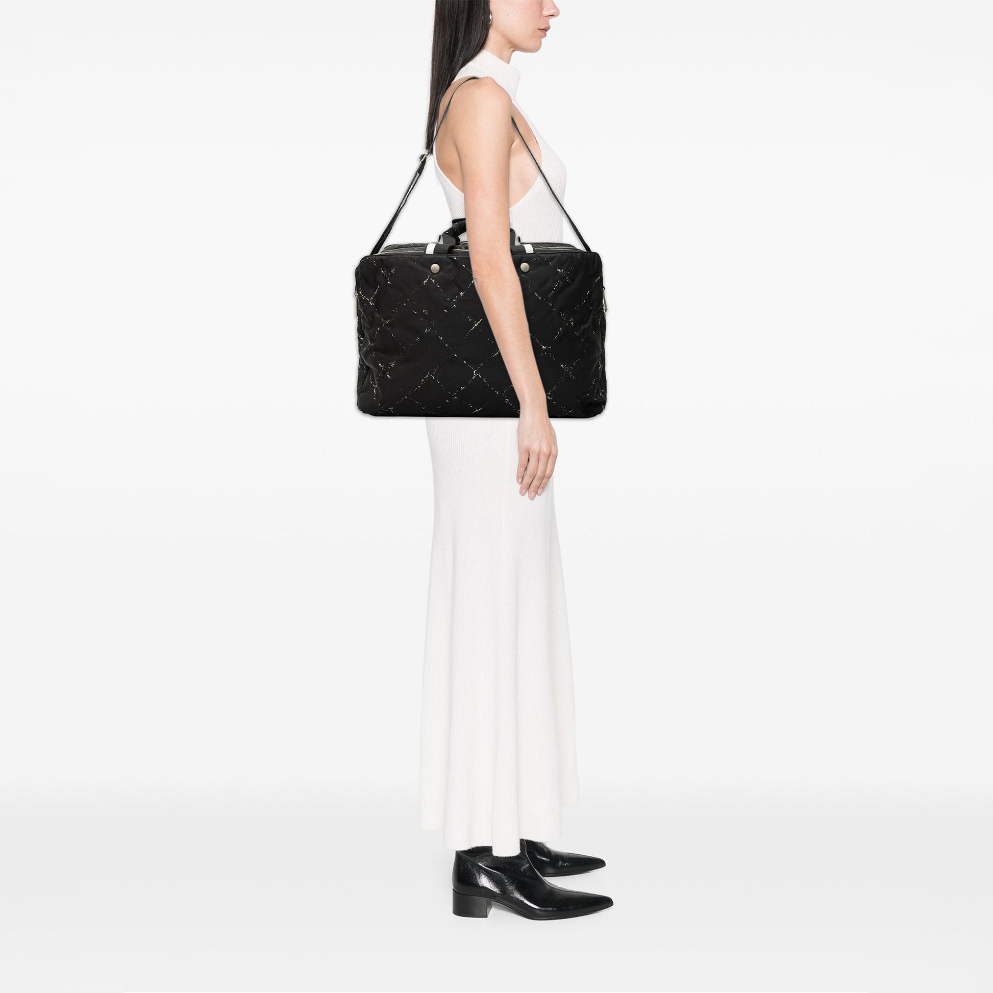 Chanel Old Travel Line Nylon Travel Bag