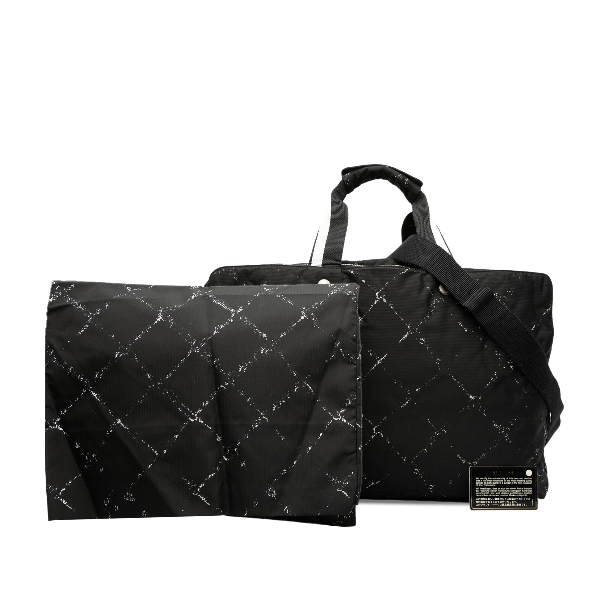 Chanel Old Travel Line Nylon Travel Bag