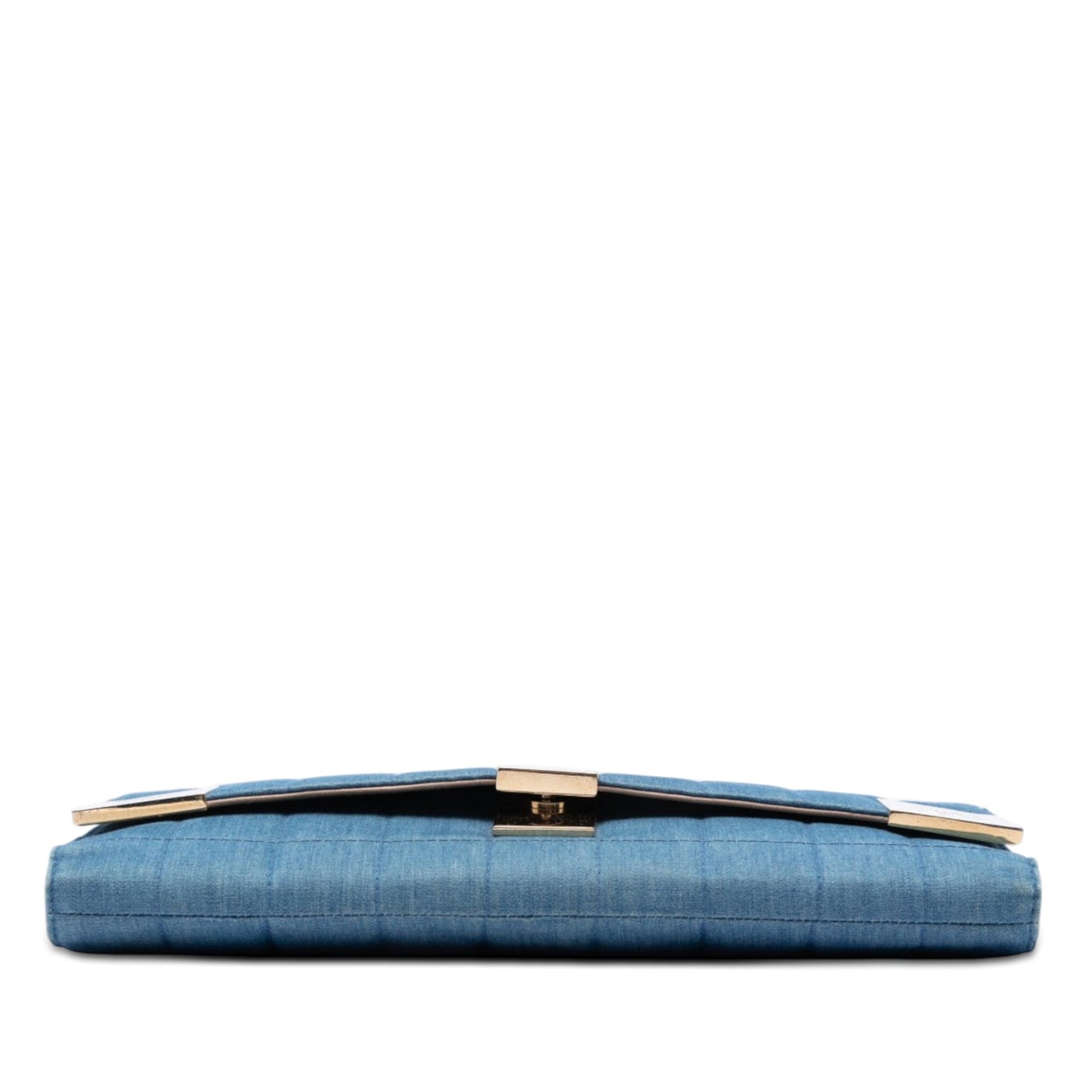 Chanel CC Chocolate Bar Denim Flap