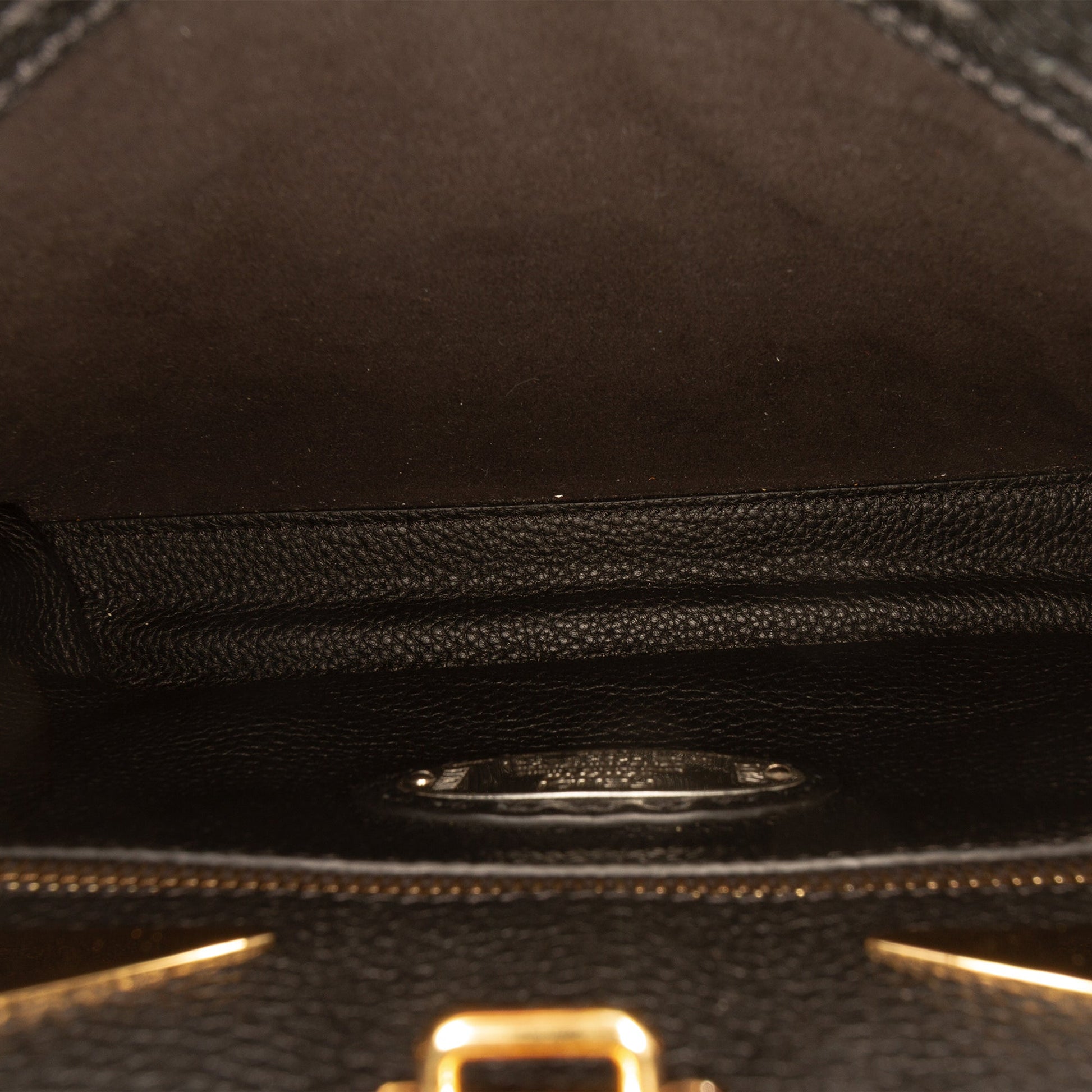 Fendi Mini Calfskin Romano Selleria Peekaboo Iconic Fit Satchel