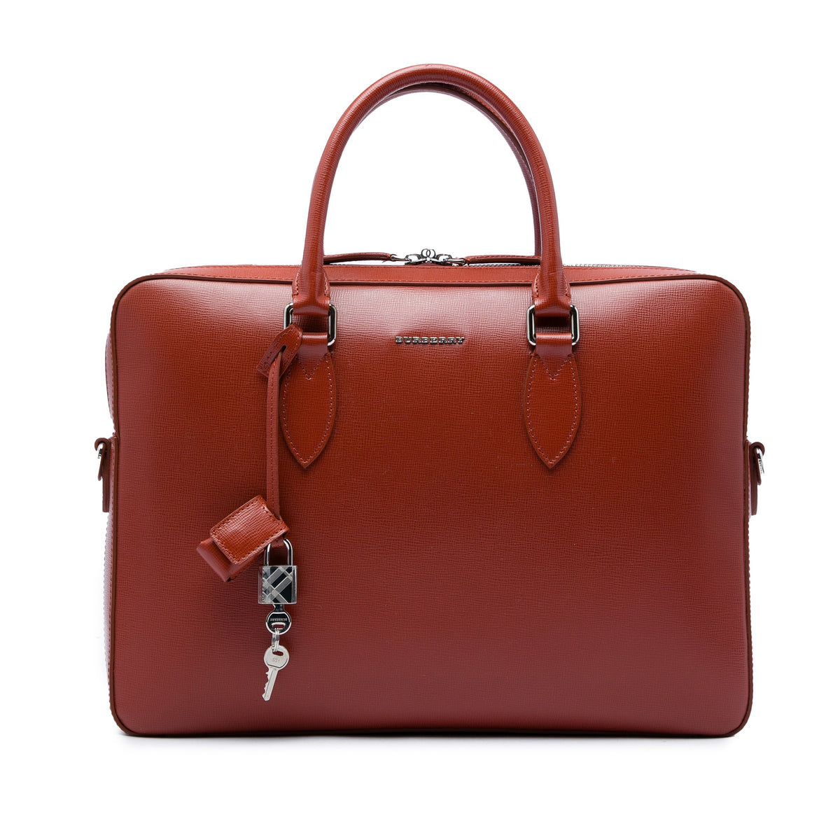 Burberry Leather Barrow Business Bag