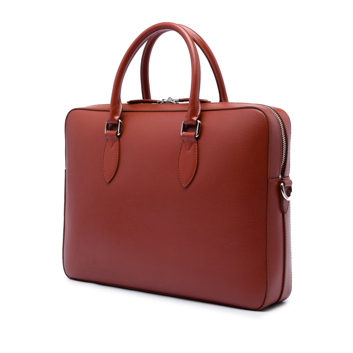 Burberry Leather Barrow Business Bag