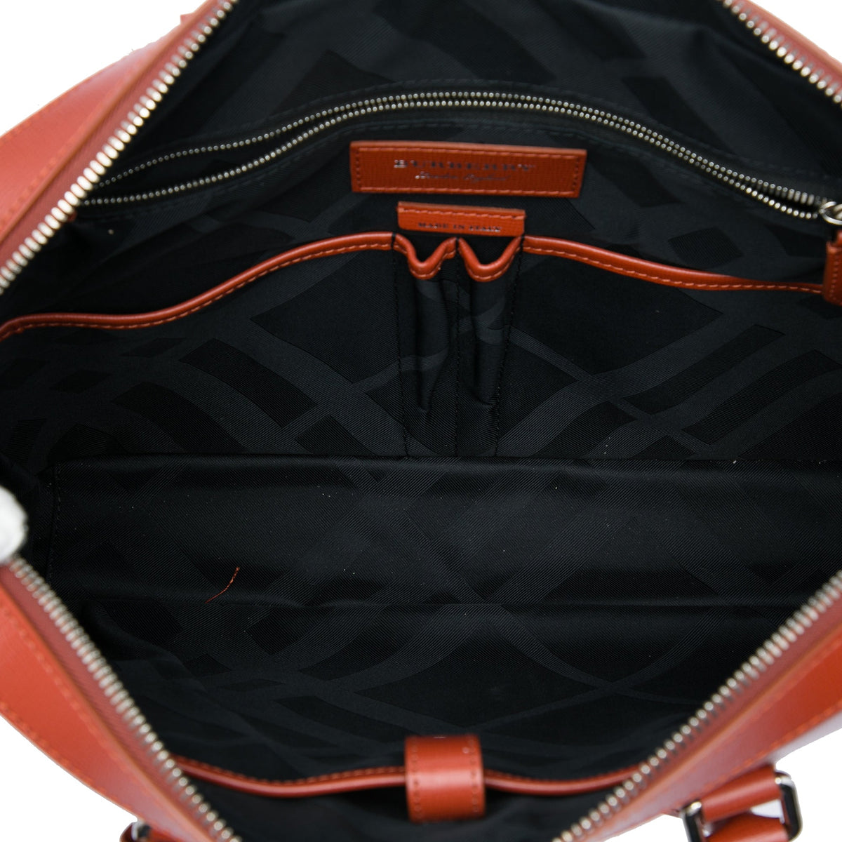Burberry Leather Barrow Business Bag