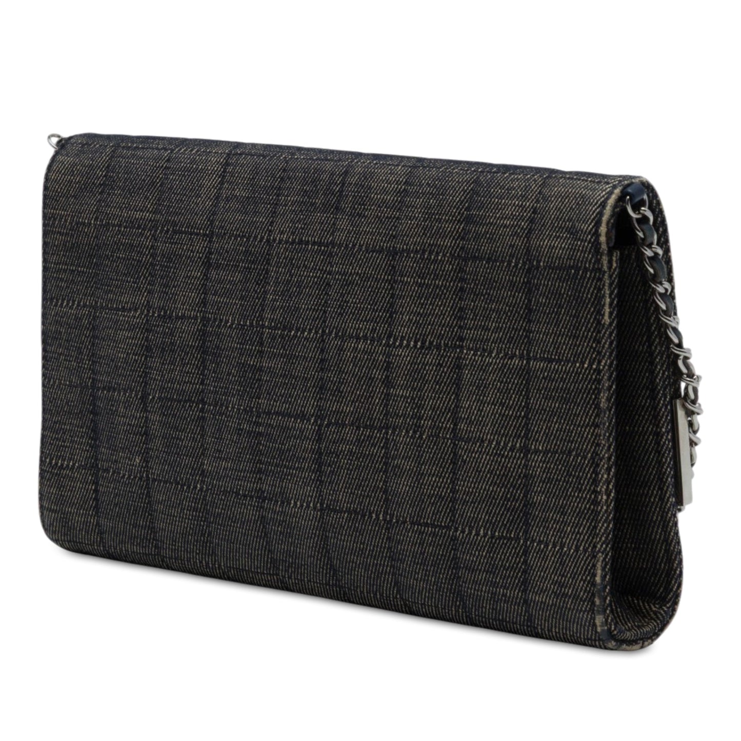 Chanel CC Chocolate Bar Denim Flap