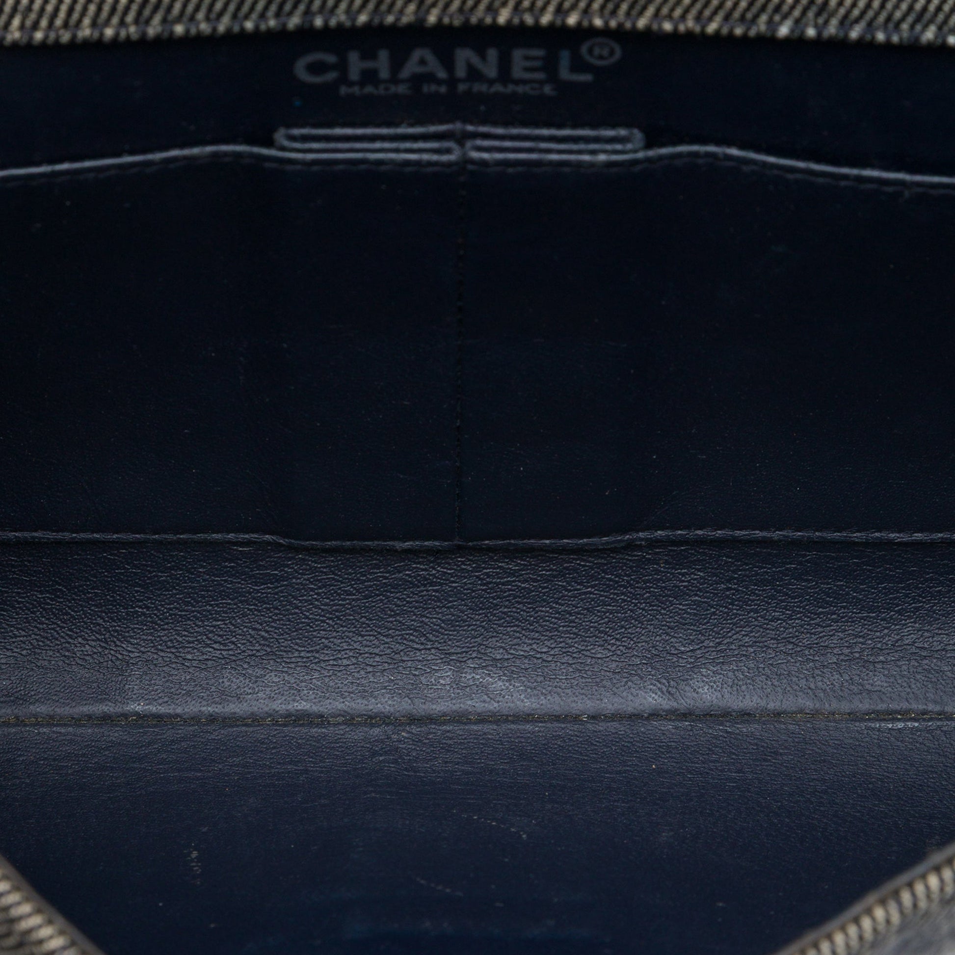 Chanel CC Chocolate Bar Denim Flap