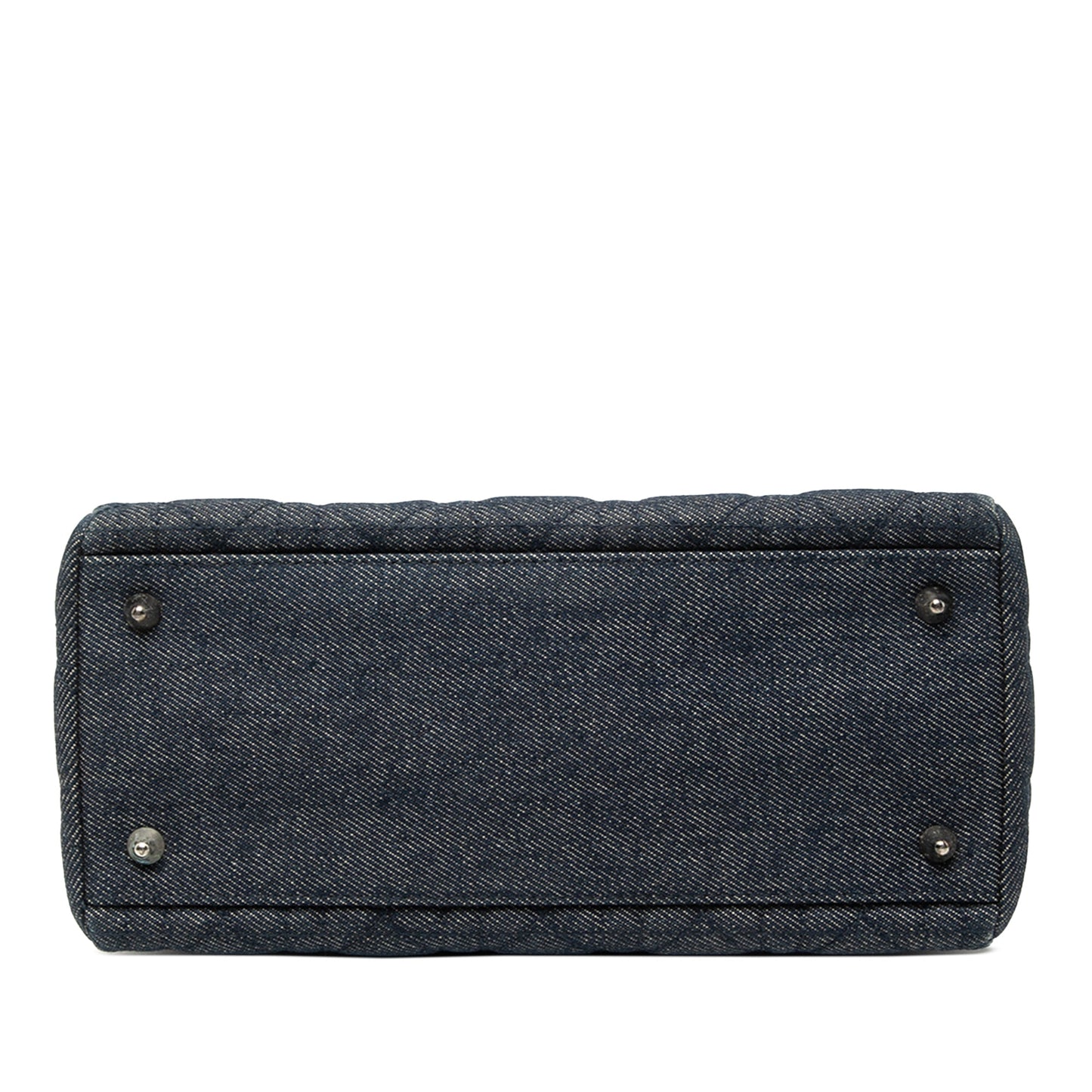 Medium Denim Cannage Lady Dior