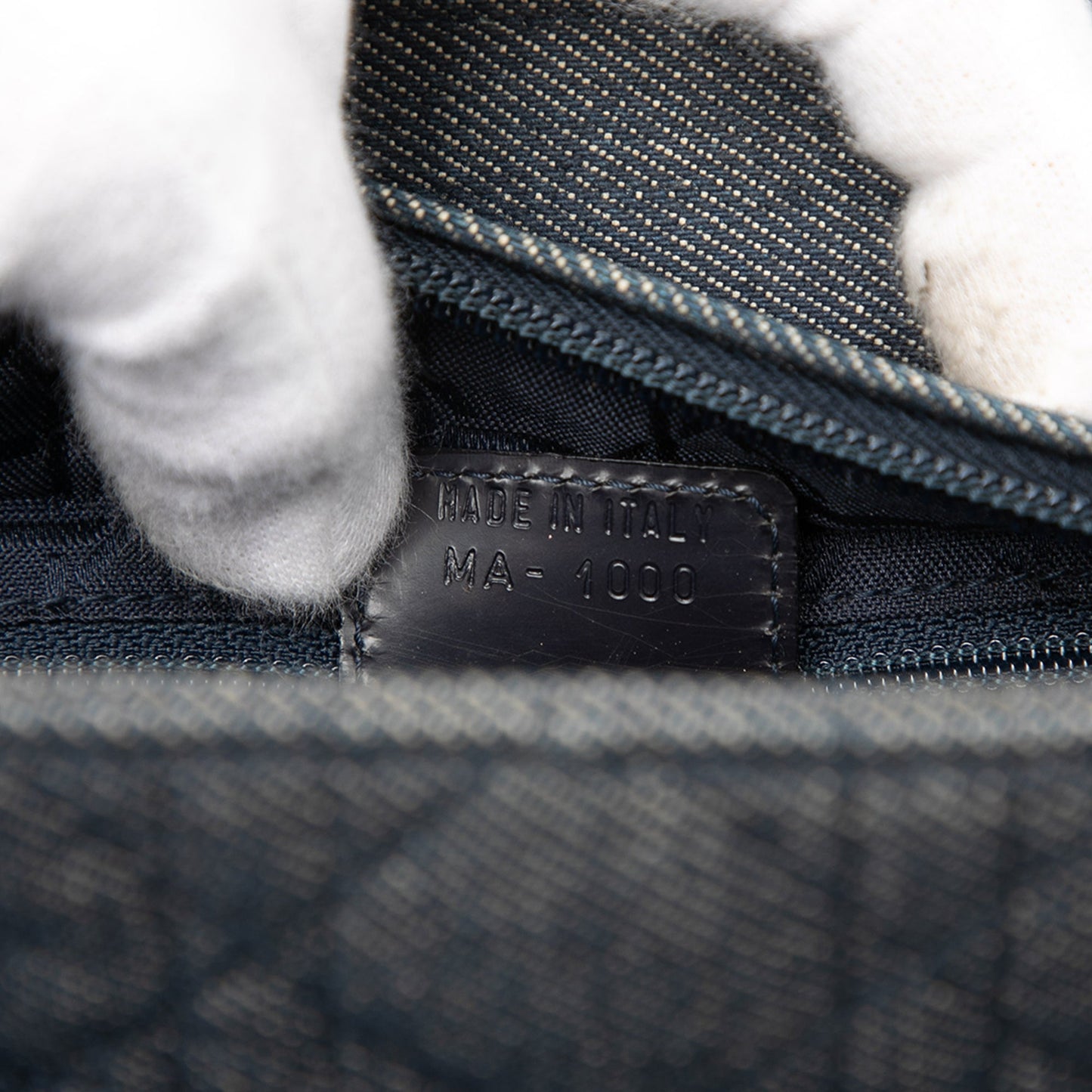 Medium Denim Cannage Lady Dior