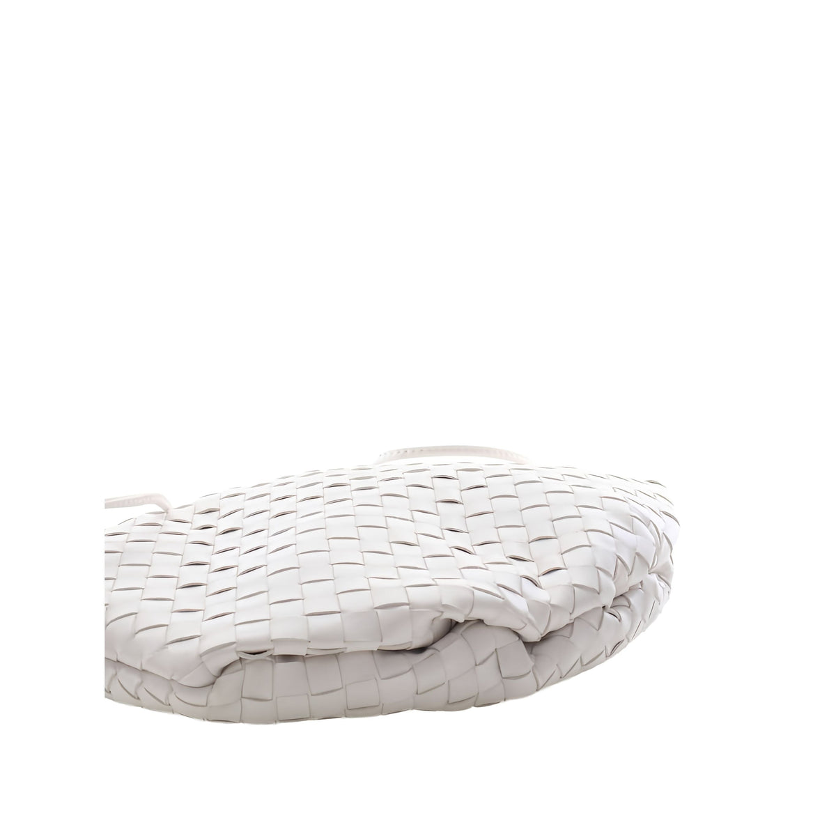 Bottega Veneta Small Nappa Intrecciato Bulb Satchel — White