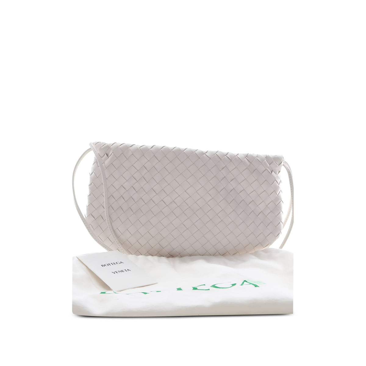 Bottega Veneta Small Nappa Intrecciato Bulb Satchel — White