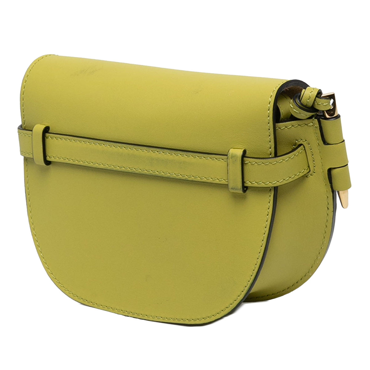 LOEWE Mini Soft Calfskin Gate Dual Crossbody — Green