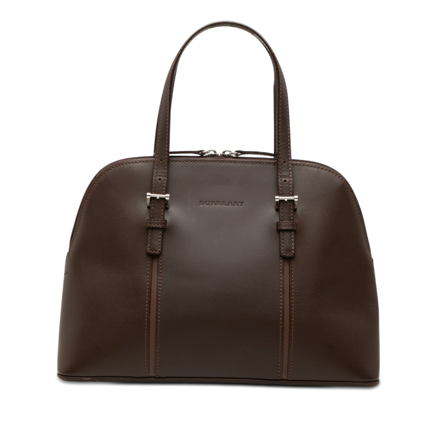 Burberry Leather Dome Handbag