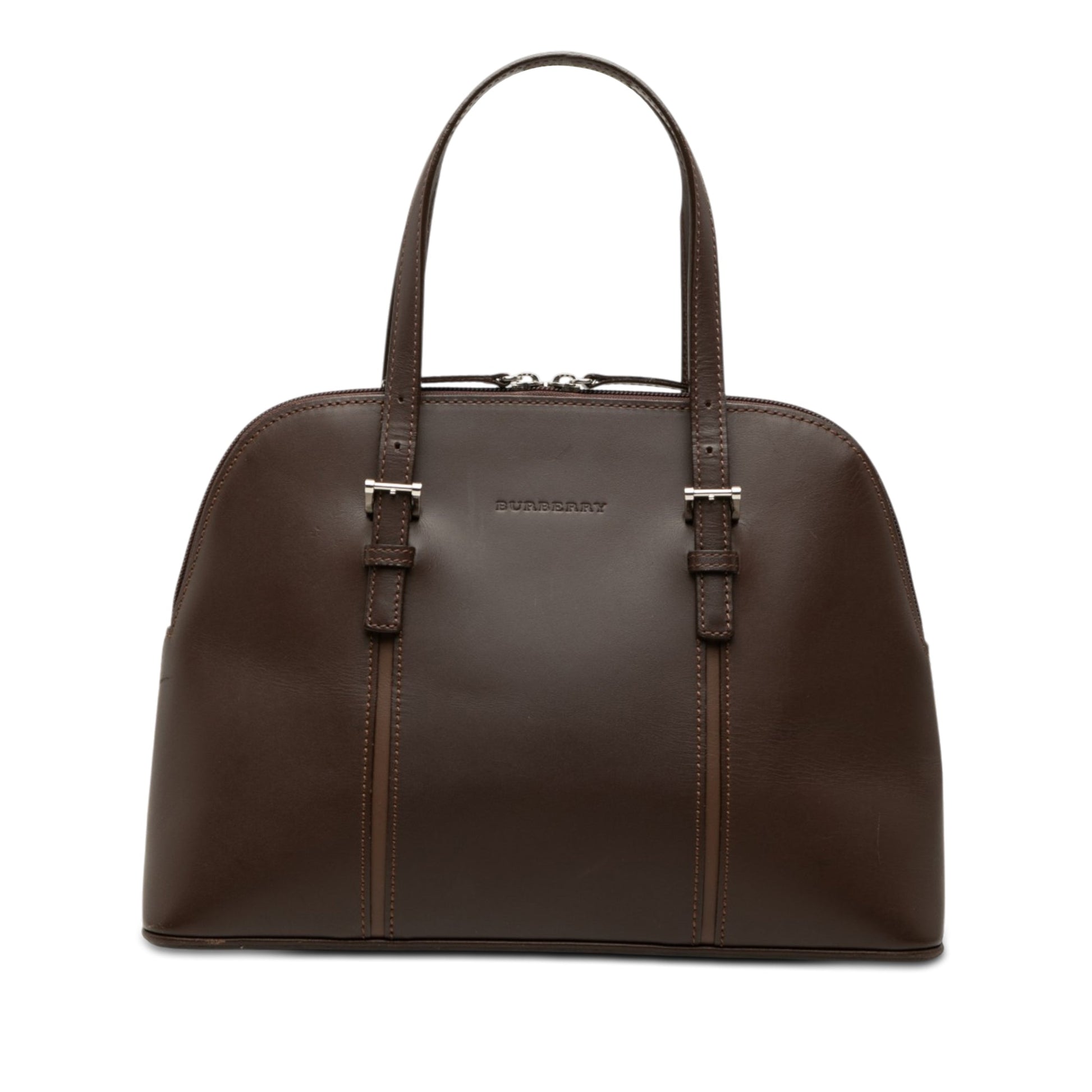 Burberry Leather Dome Handbag