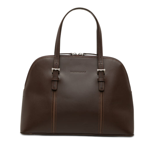 Burberry Leather Dome Handbag