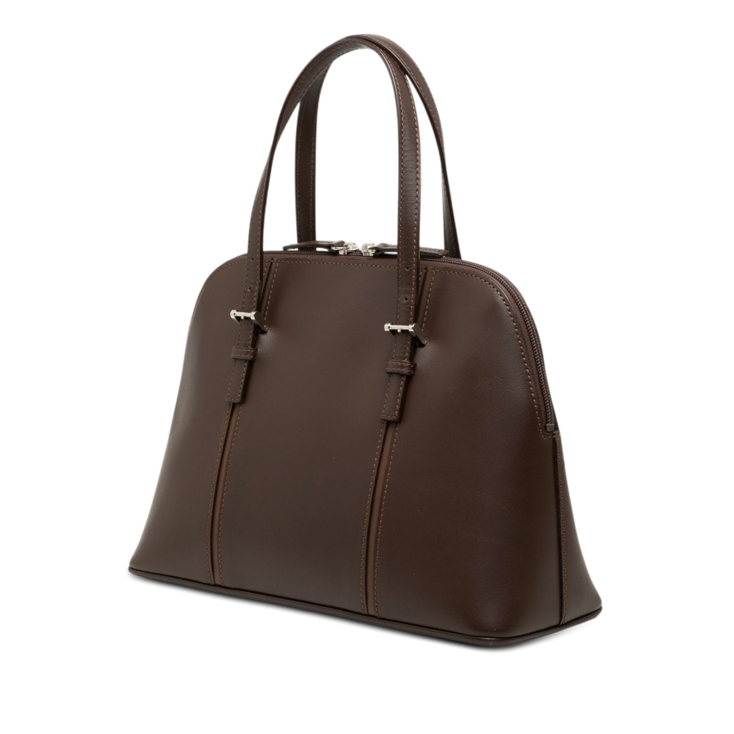Burberry Leather Dome Handbag