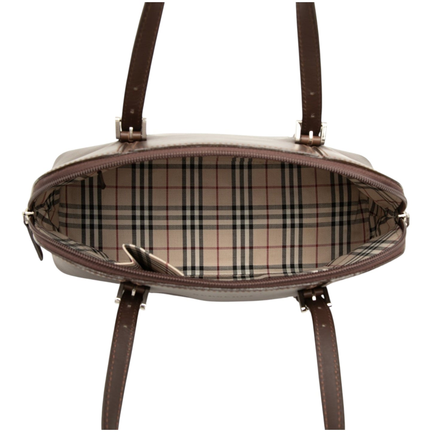 Burberry Leather Dome Handbag