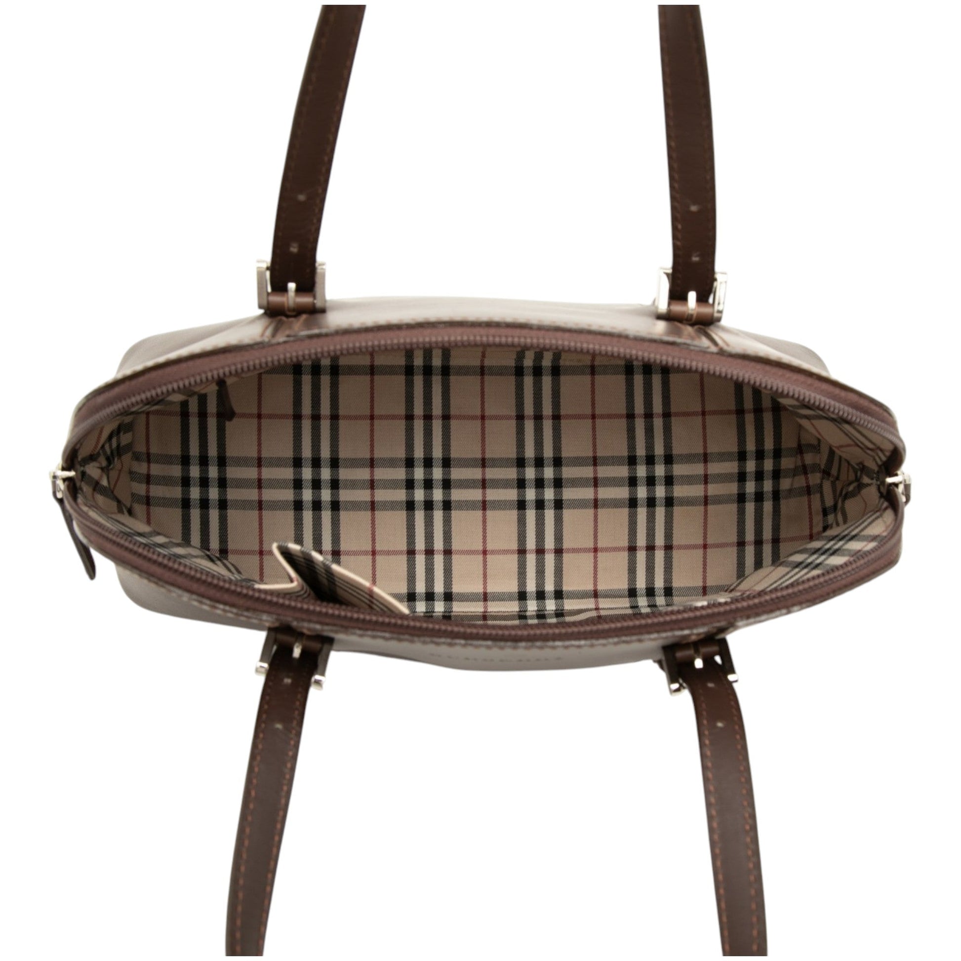 Burberry Leather Dome Handbag
