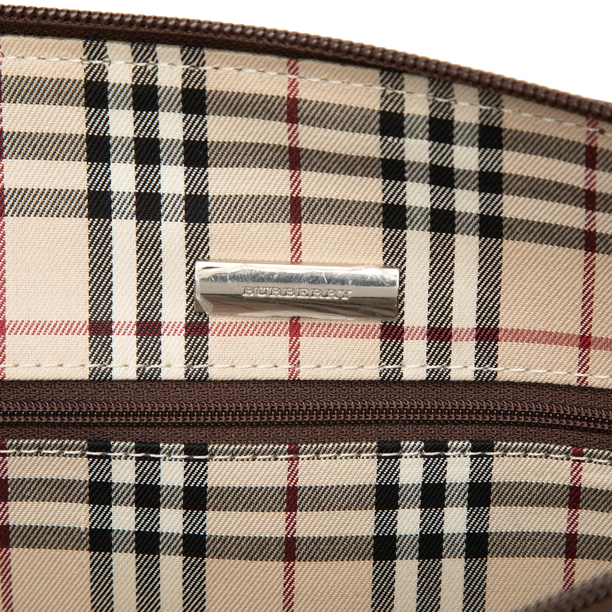 Burberry Leather Dome Handbag