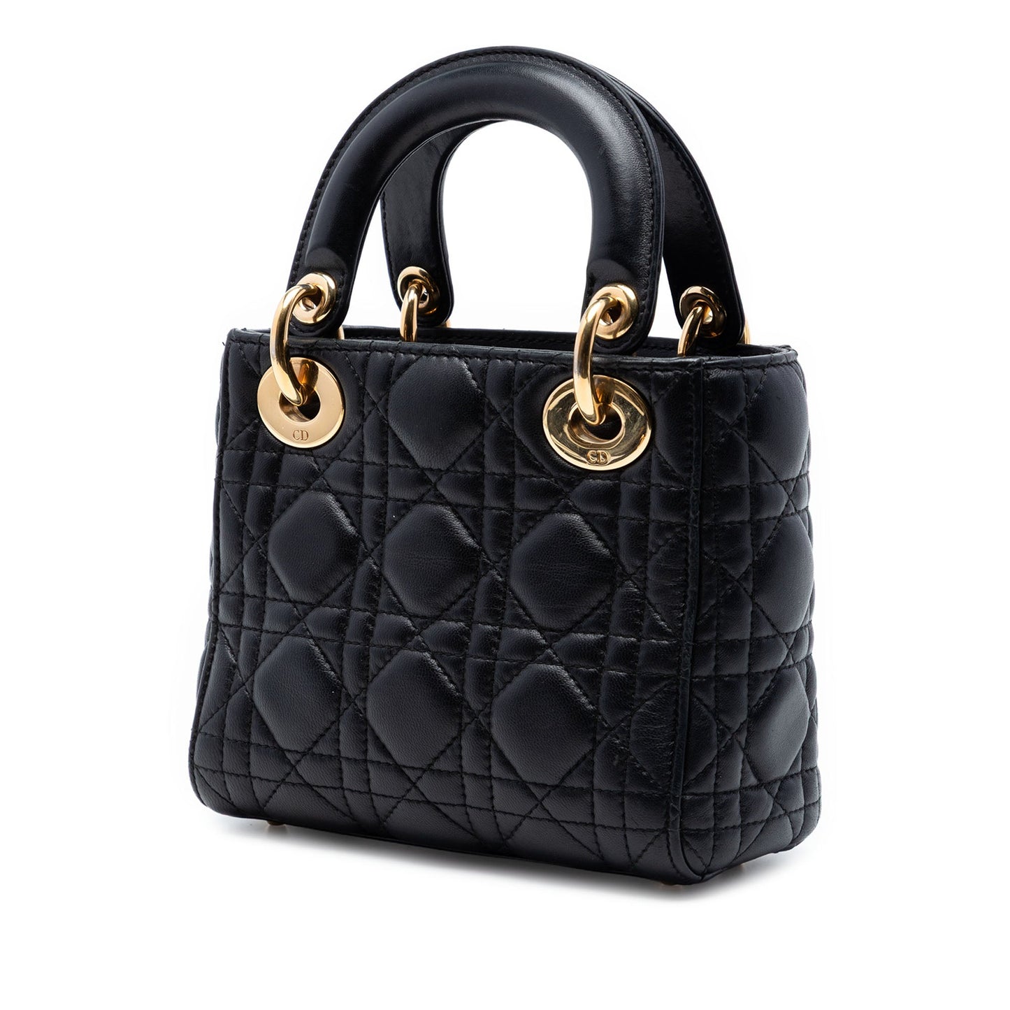 Dior Mini Lambskin Cannage Lady Dior
