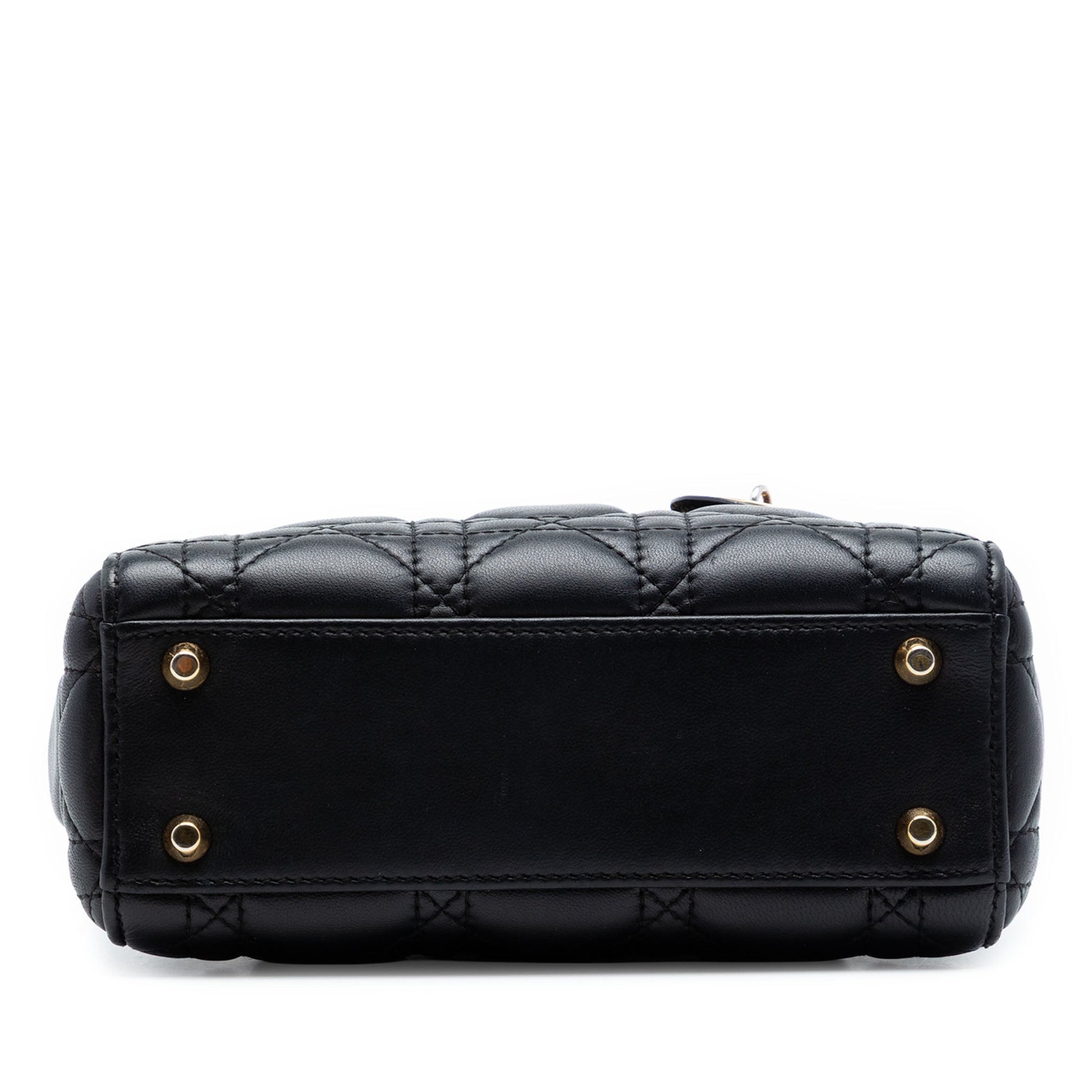 Dior Mini Lambskin Cannage Lady Dior