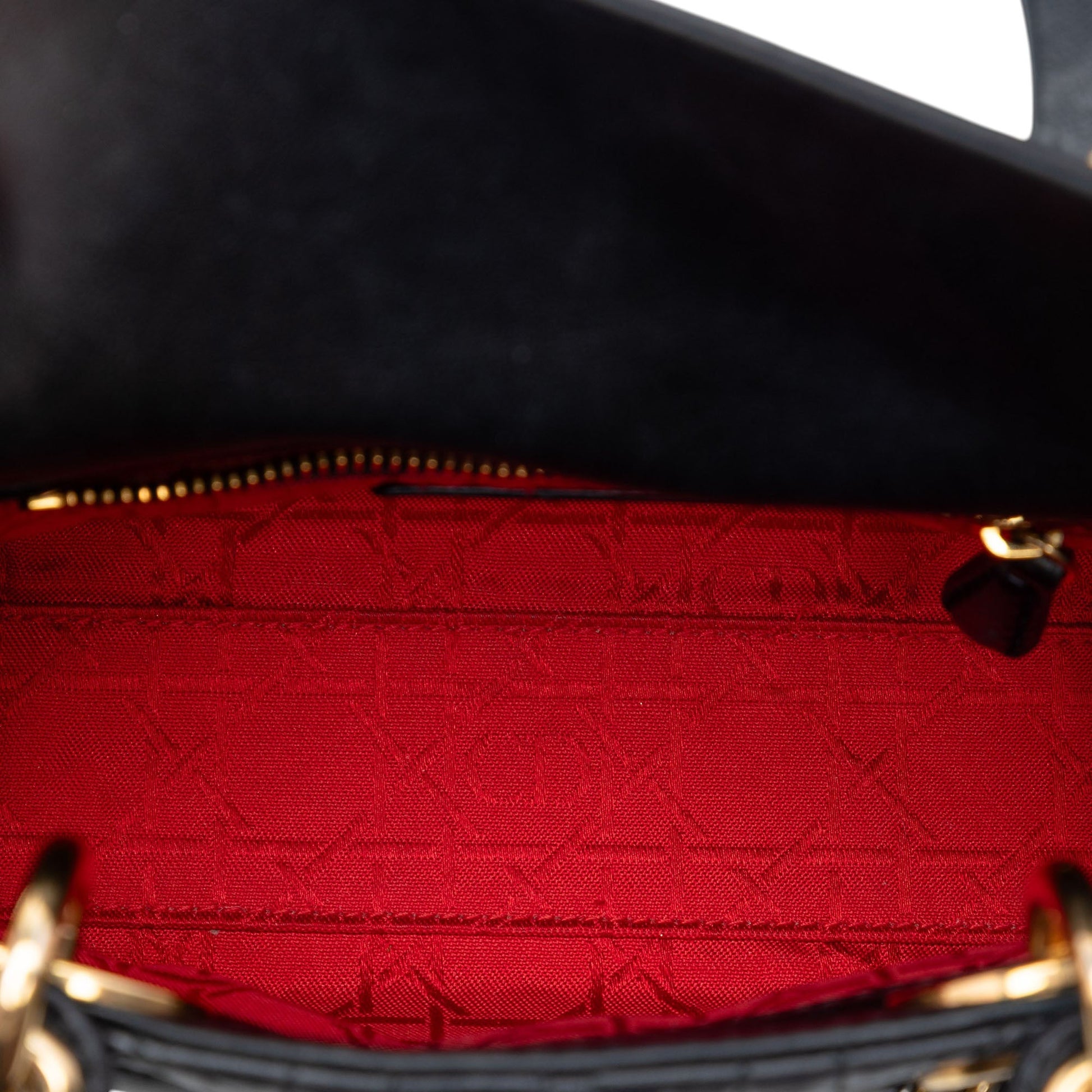 Dior Mini Lambskin Cannage Lady Dior