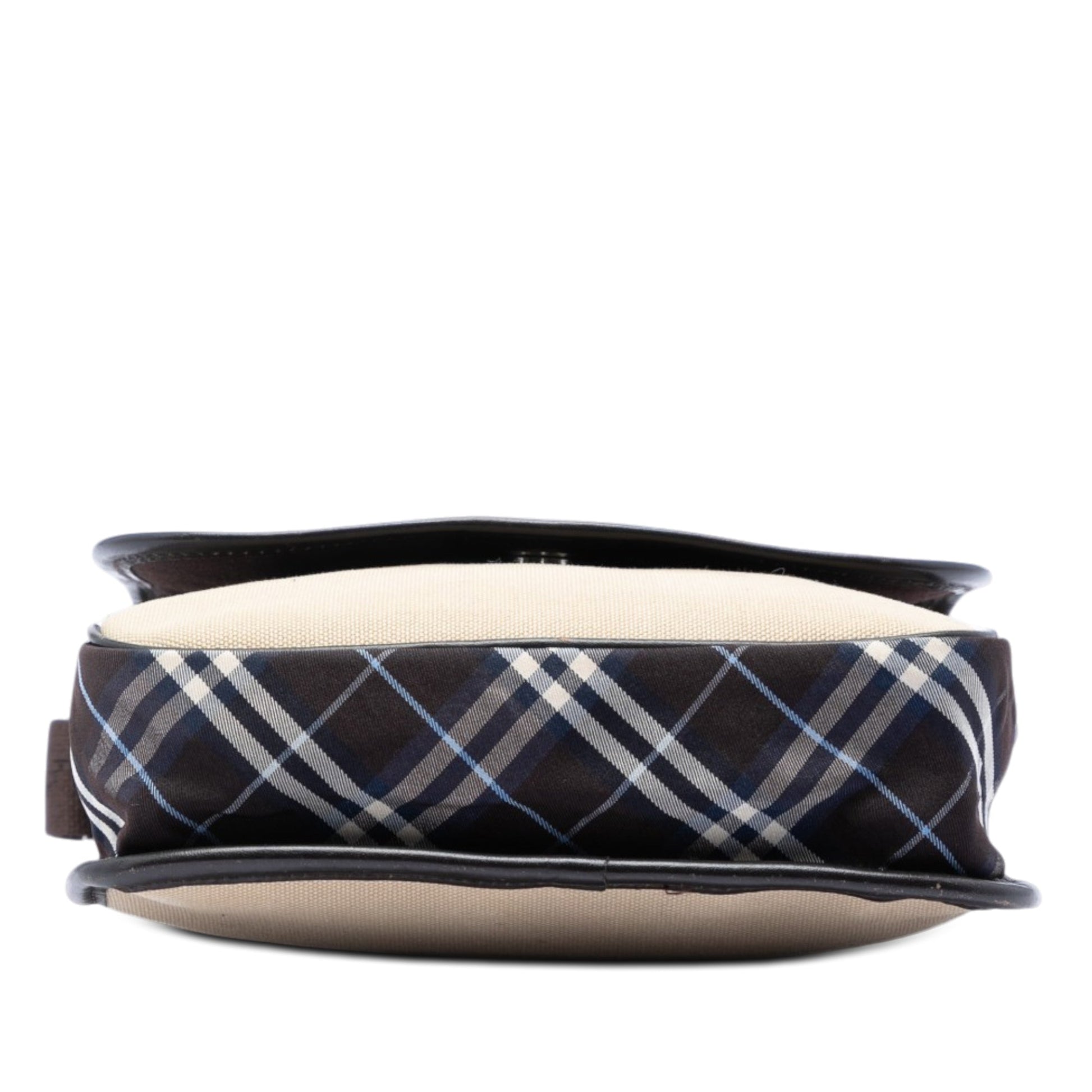 Burberry Nova Check Trimmed Canvas Crossbody