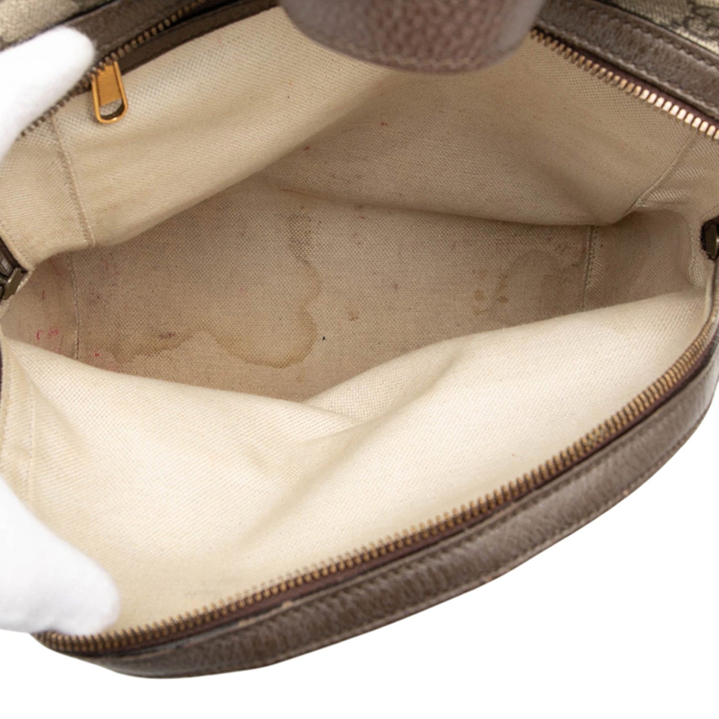 Gucci Small GG Supreme Ophidia Web Backpack