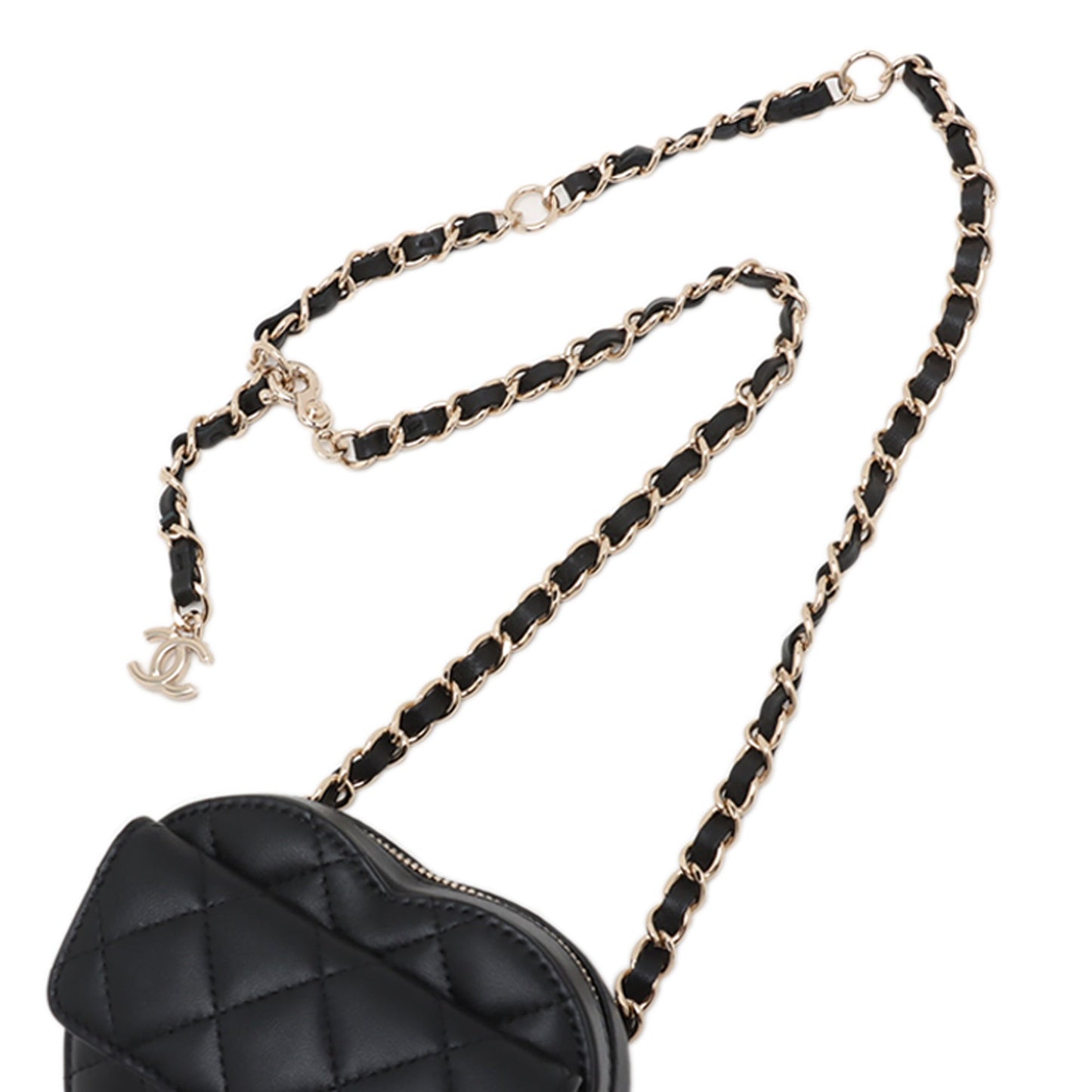 Chanel Mini Lambskin CC in Love Heart Belt Bag