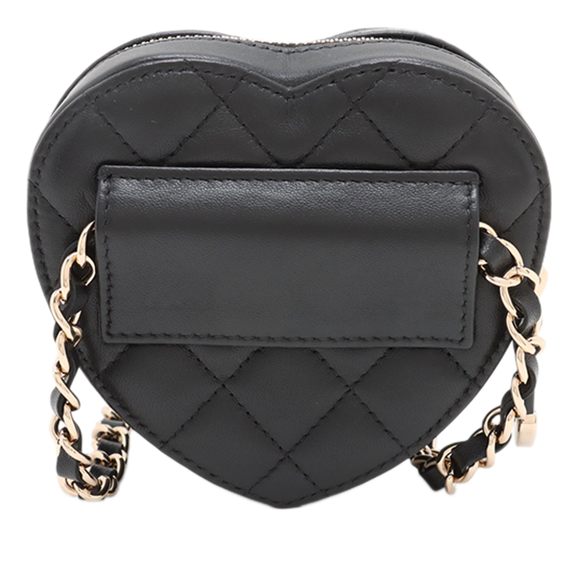 Chanel Mini Lambskin CC in Love Heart Belt Bag