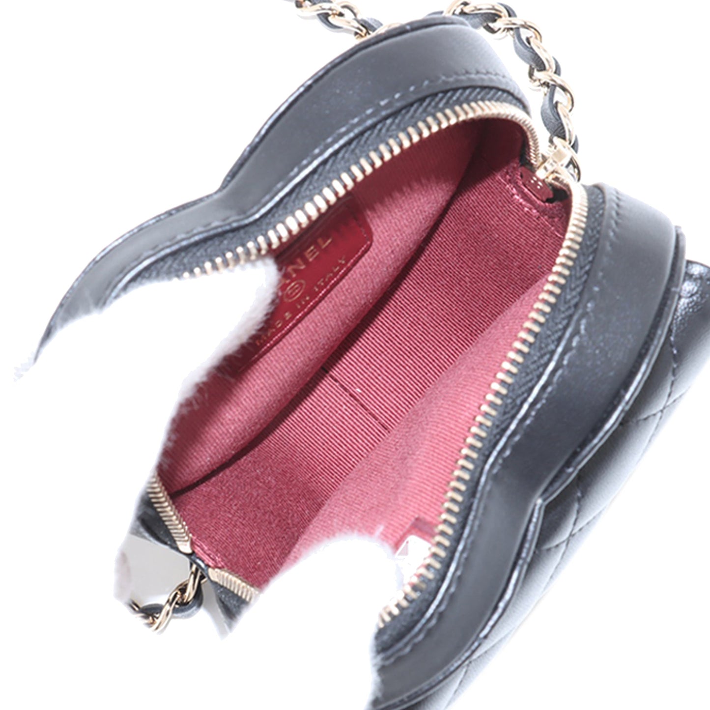 Chanel Mini Lambskin CC in Love Heart Belt Bag